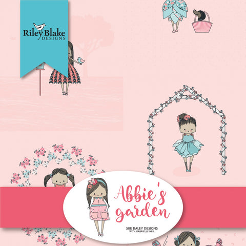 ABBIE'S GARDEN by Sue Daley Designs for Riley Blake - SALE $13.00 p/m