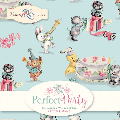 PERFECT PARTY by Cottage Mama for Penny Rose Fabrics - SALE $9.00 p/m