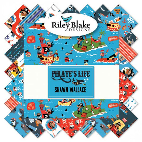 PIRATE'S LIFE by Shawn Wallace Collection for Riley Blake - SALE $15.00 p/m