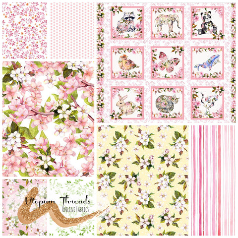 PRETTY IN PINK by In The Beginning Fabrics - SALE $15.00 p/m