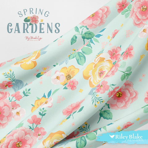 SPRING GARDENS by My Mind's Eye for Riley Blake - NEW ARRIVAL