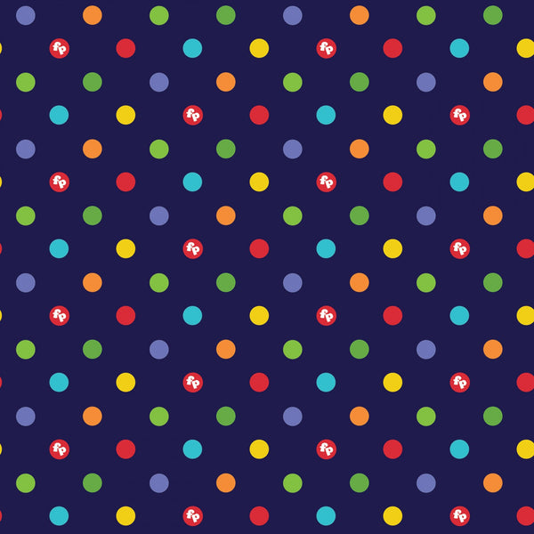 FISHER PRICE Dots Navy - SALE $15.00 p/m
