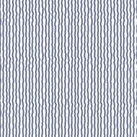 HUNGRY ANIMAL ALPHABET Wavy Stripe Blue - SALE $15.00 p/m