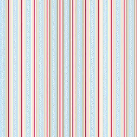 POSIE Wallpaper Stripes Blue - SALE $22.00 p/m