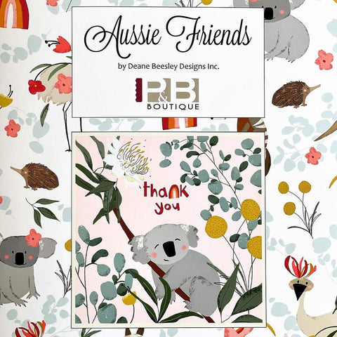 AUSSIE FRIENDS by Deane Beesley for P & B Textiles - SALE $19.00 p/m