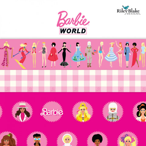 BARBIE WORLD by Riley Blake - NEW ARRIVAL