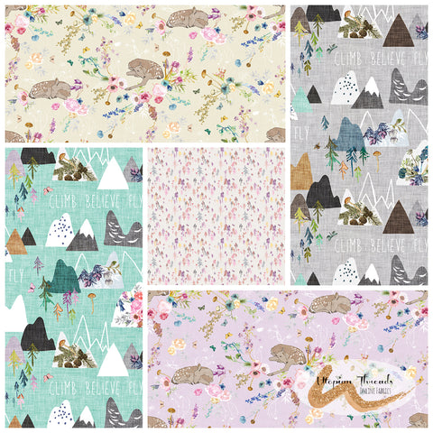 FOREST GLADE by Esther Fallon Lau for Clothworks 