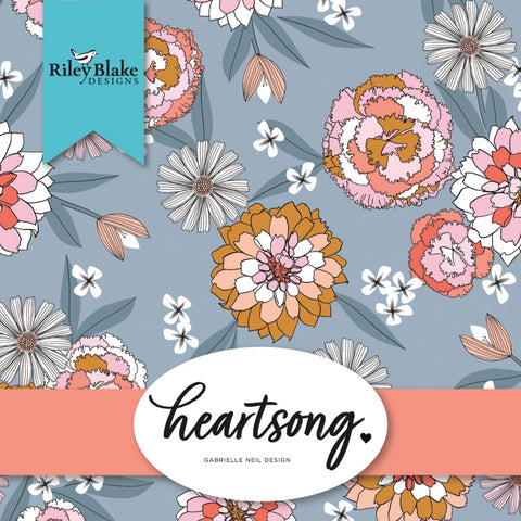 HEARTSONG by Gabriele Neil for Riley Blake - SALE $17.00 p/m
