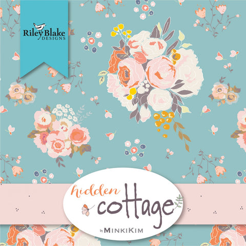 HIDDEN COTTAGE by Minki Kim for Riley Blake - SALE $17.00 p/m