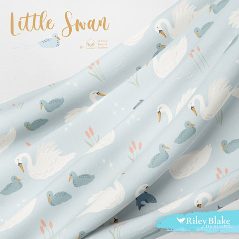 LITTLE SWAN by Little Forest Atelier Collection for Riley Blake - NEW ARRIVAL