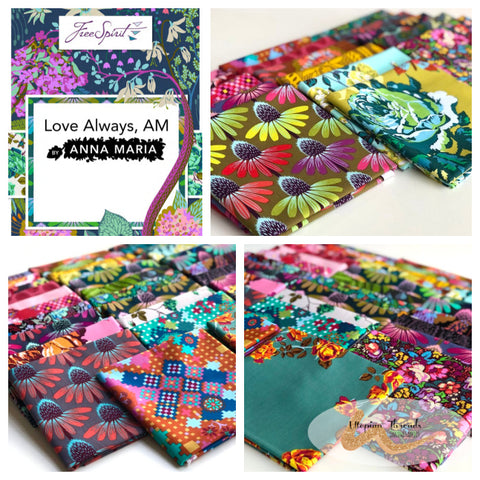LOVE ALWAYS AM by Anna Maria Horner for Freespirit -SALE $19.00 p/m 