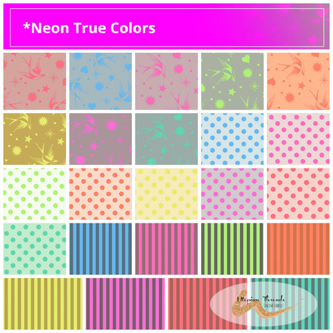 NEON TRUE COLOURS by Tula Pink