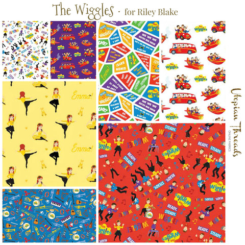 The WIGGLES by Riley Blake - SALE $17.00 p/m