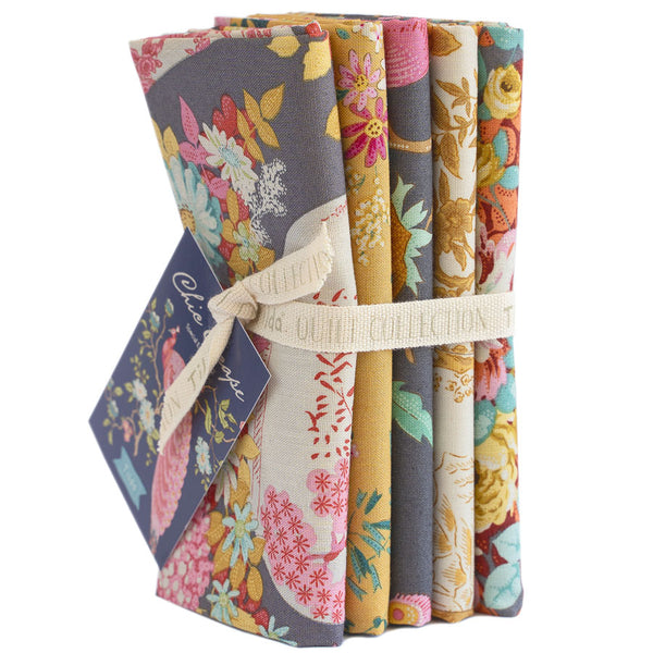 CHIC ESCAPE Grey Mustard Fat Quarter Bundle - NEW ARRIVAL