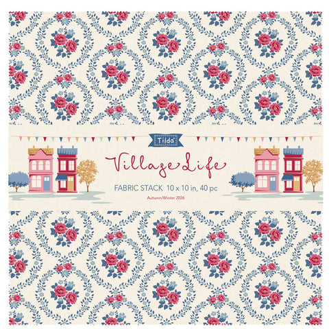 VILLAGE LIFE Layer Cake - PRE ORDER (Oct 2026)