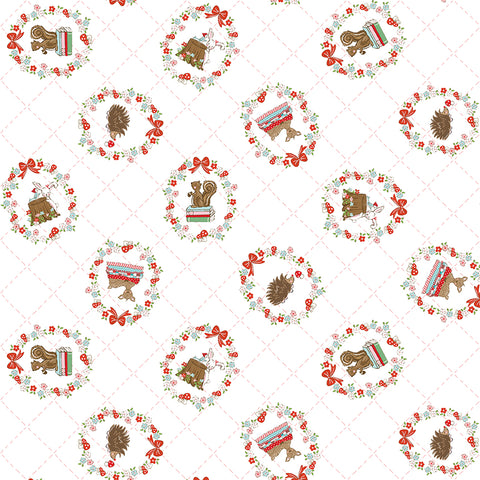 WHIMSICAL WOODLAND Animal Cameos White - PRE ORDER (May 2026)