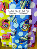 FLORAL REEF WIDEBACK Backing Fabric Big Shelly Seagrass (Wide) - NEW ARRIVAL