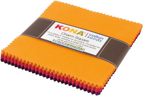 KONA SOLIDS Birds of Paradise Charm Pack - NEW ARRIVAL