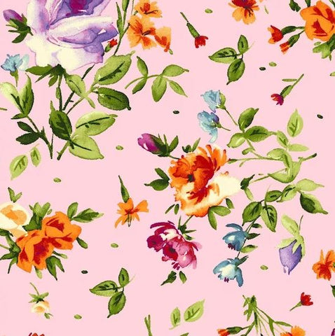 BLOOM ON Spaced Floral Pink
