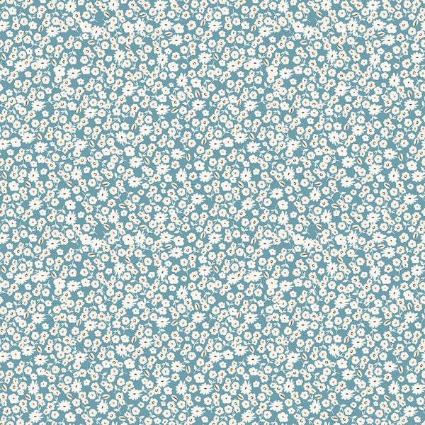 SPRING GARDENS Blossoms Blue - SALE $23.00 p/m