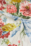 LIBERTY Tana Lawn x BRIDGERTON Bow Bouquet Stripe Metallic - PRE ORDER (Sept 2026)