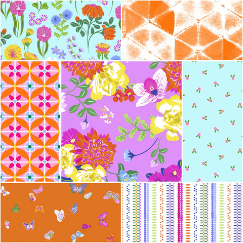 SPLENDID Violet Fat Quarter Bundle 7 - NEW ARRIVAL