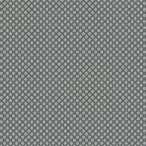 MEADOW LANE Dashed Daisies Gray - FAT QUARTER