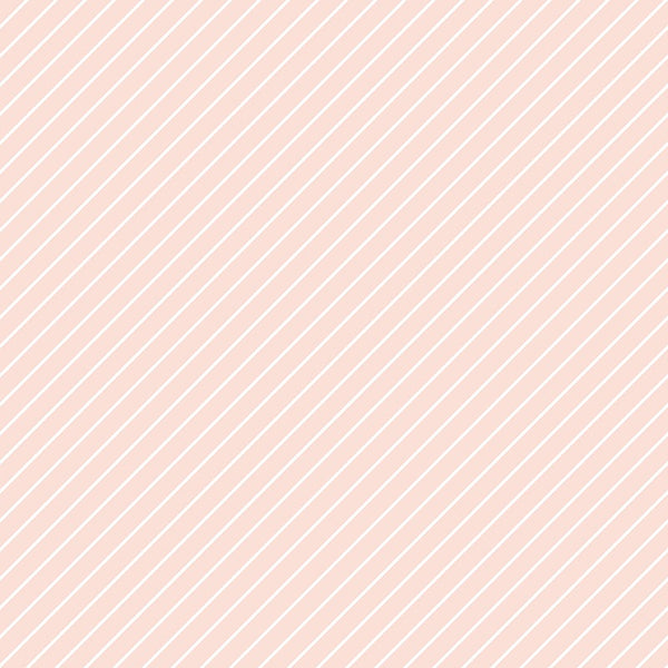 HIBISCUS Stripes Blush - FAT QUARTER