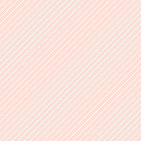 HIBISCUS Stripes Blush - FAT QUARTER