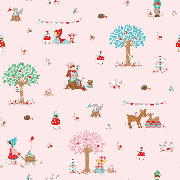 WHIMSICAL WOODLAND Main Pink - PRE ORDER (May 2026)
