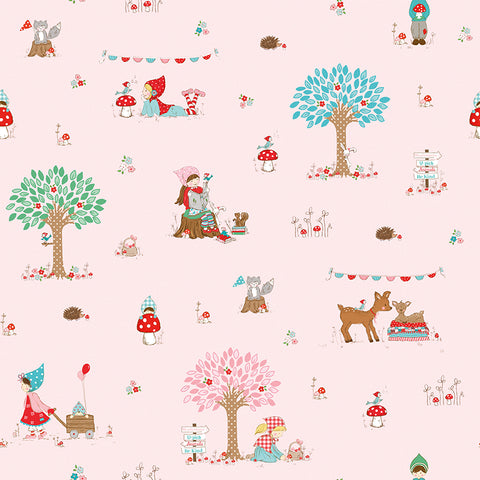 WHIMSICAL WOODLAND Main Pink - PRE ORDER (May 2026)