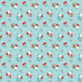 WHIMSICAL WOODLAND Floral Aqua - PRE ORDER (May 2026)