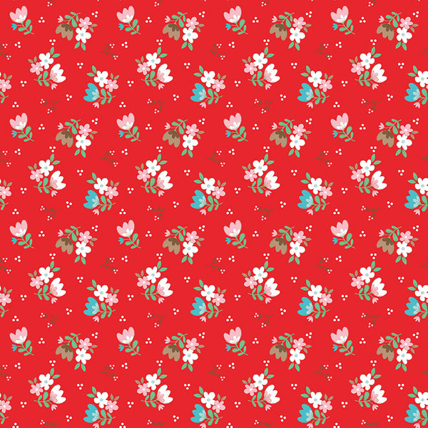WHIMSICAL WOODLAND Floral Red - PRE ORDER (May 2026)