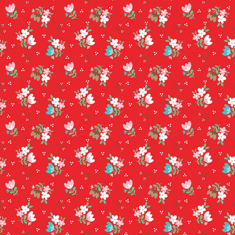 WHIMSICAL WOODLAND Floral Red - PRE ORDER (May 2026)