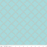 WHIMSICAL WOODLAND Lattice Aqua - PRE ORDER (May 2026)