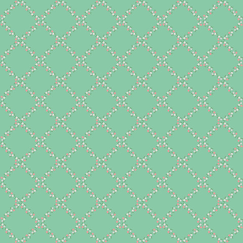 WHIMSICAL WOODLAND Lattice Green - PRE ORDER (May 2026)