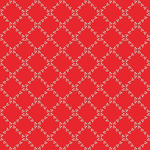 WHIMSICAL WOODLAND Lattice Red - PRE ORDER (May 2026)