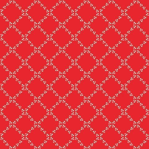 WHIMSICAL WOODLAND Lattice Red - PRE ORDER (May 2026)