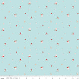 WHIMSICAL WOODLAND Mushrooms Aqua - PRE ORDER (May 2026)