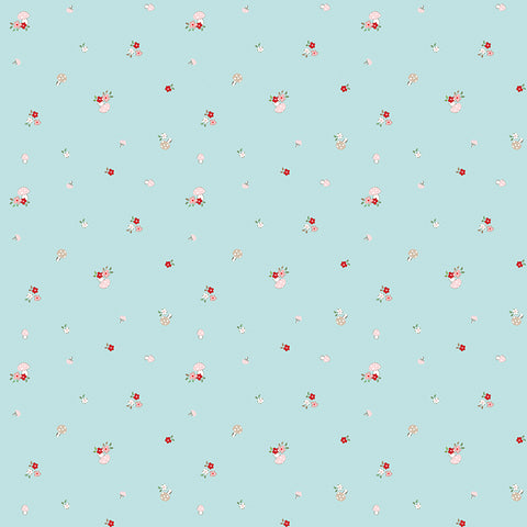 WHIMSICAL WOODLAND Mushrooms Aqua - PRE ORDER (May 2026)