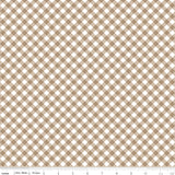 WHIMSICAL WOODLAND Diagonal Gingham Natural - PRE ORDER (May 2026)