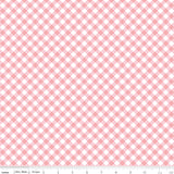 WHIMSICAL WOODLAND Diagonal Gingham Pink - PRE ORDER (May 2026)