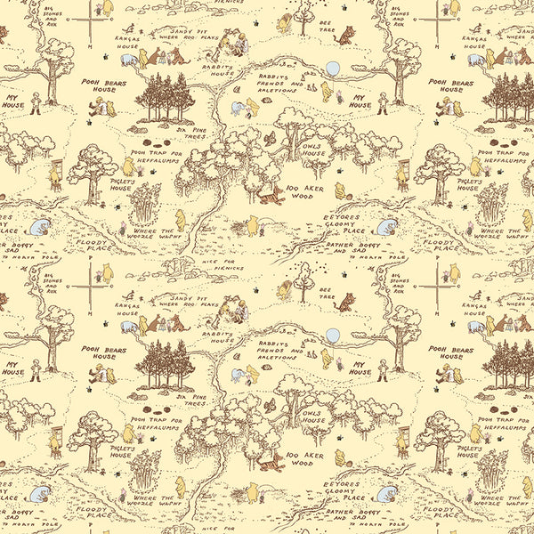 WINNIE THE POOH BABY 100 Aker Map Yellow - PRE ORDER (Nov 2026)