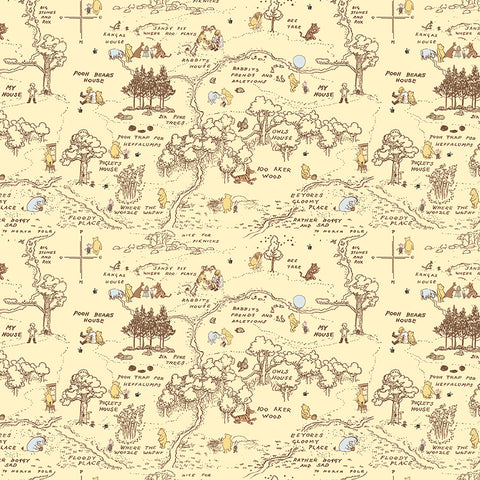 WINNIE THE POOH BABY 100 Aker Map Yellow - PRE ORDER (Dec 2026)