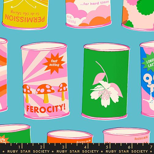 SPARKLE MART Can Can Novelty Cans Vintage Retro Kitsch Dark Turquoise - PRE ORDER (Sept 2026)