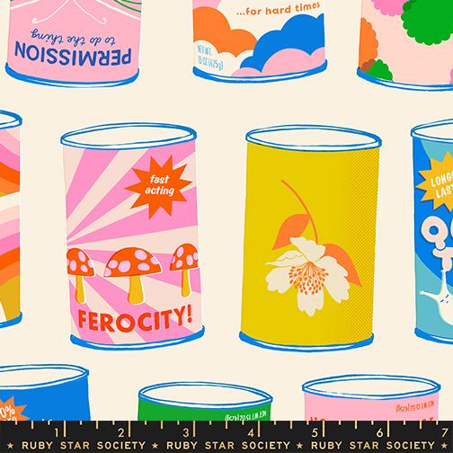 SPARKLE MART Can Can Novelty Cans Vintage Retro Kitsch Natural - PRE ORDER (Sept 2026)