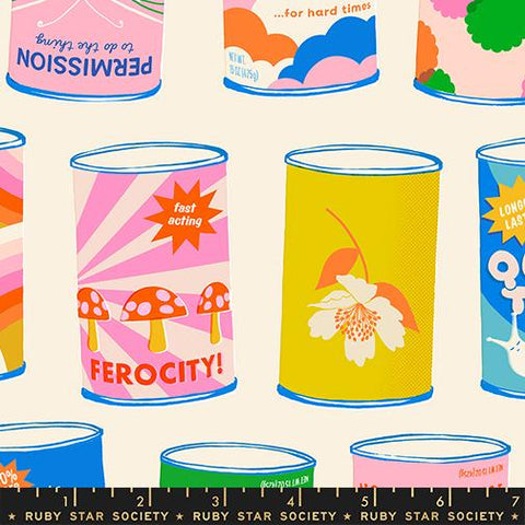 SPARKLE MART Can Can Novelty Cans Vintage Retro Kitsch Natural - PRE ORDER (Sept 2026)
