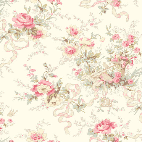CHARLOTTE Cottage Floral Light Cream - PRE ORDER (Nov 2025)