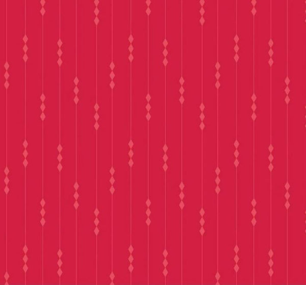 CREATE Fly Right Red - FAT QUARTER