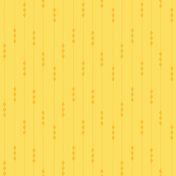 CREATE Fly Right Yellow - FAT QUARTER